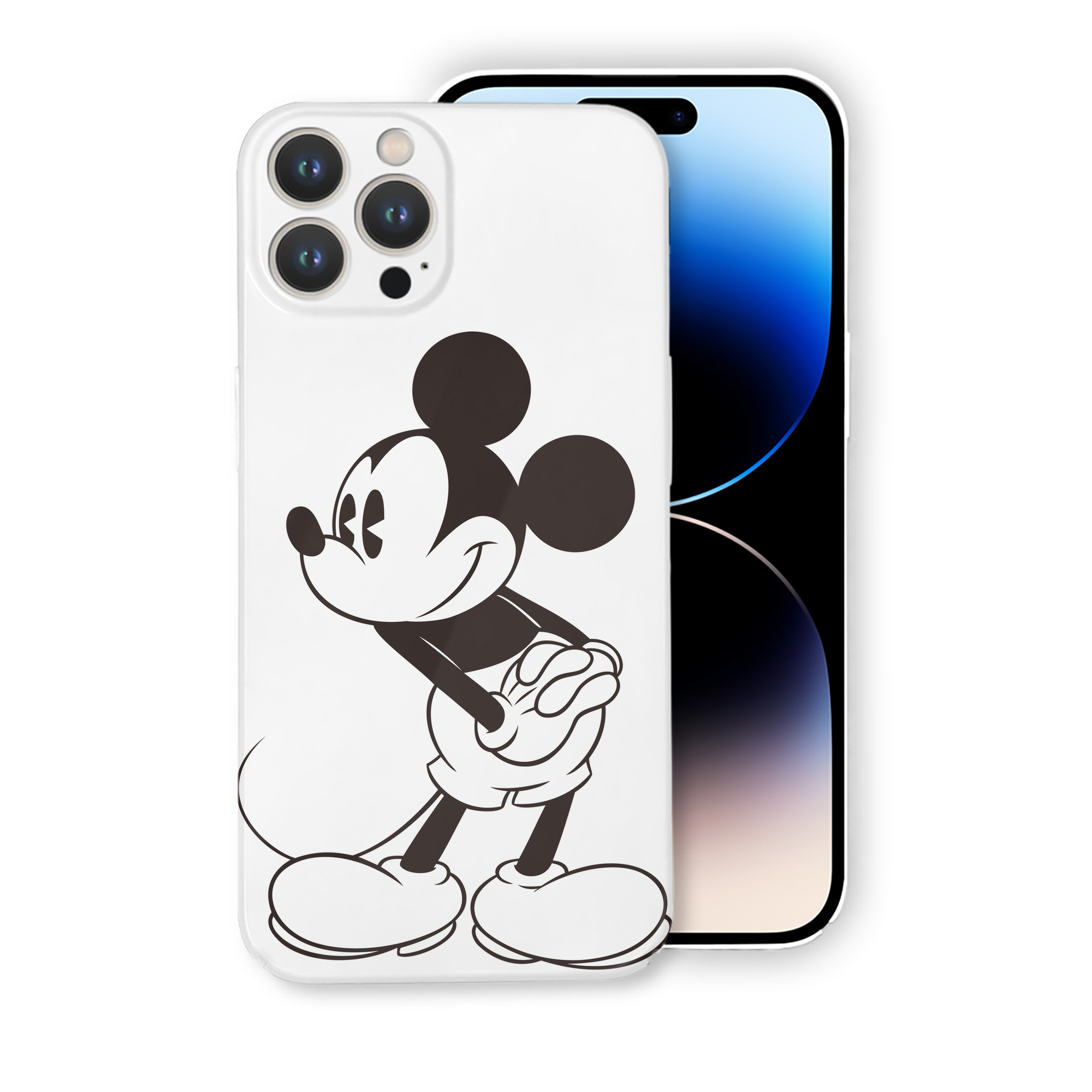 （画像用） ミッキーマウス Mickey Mouse 【iPhone 14シリーズ対応】ハードケース